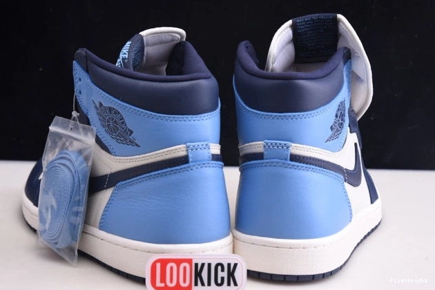 High Retro Obsidian Air Jordan 1 OG 555088-140 0812